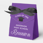 カスタム懇親会パープルハイスクールパーティー フェイバーボックス (正面サイド)