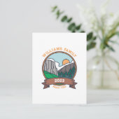 カスタム懇親会ロードトリップマウンテン ポストカード (スタンド正面)