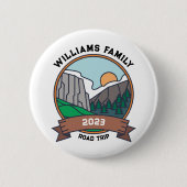 カスタム懇親会ロードトリップマウンテン 缶バッジ (正面)