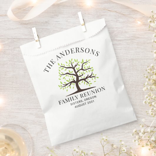 カスタム懇親会系図学マッチング フェイバーバッグ (クリップ留めされた状態)