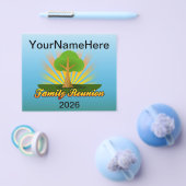 カスタム懇親会、グリーンツリー(太陽光線あり) チラシ (シングル)