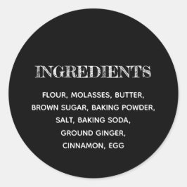 カスタム成分（白黒） ラウンドシール