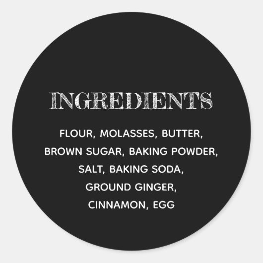 カスタム成分（白黒） ラウンドシール (正面)