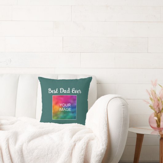 カスタム手モダン跡テンプレート最高のパパ クッション (ソファ)