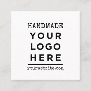 カスタム手作りのビジネスロゴ スクエア名刺