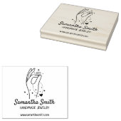 カスタム手作りジュエリー、大 ラバースタンプ (押印)