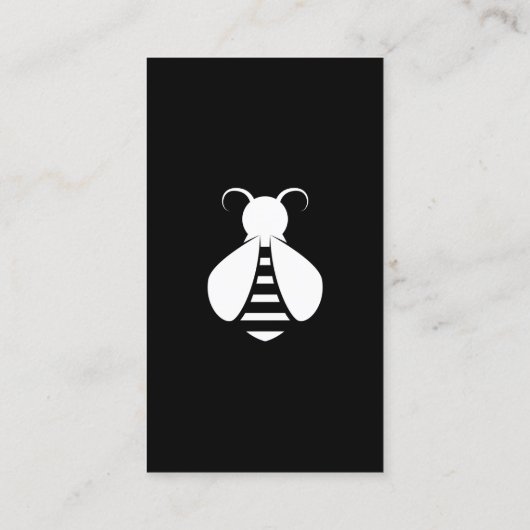 カスタム手作り蜂蜜蜂 名刺 (裏面)