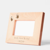 カスタム手刷最高の母 レーザー彫刻フレーム (左)