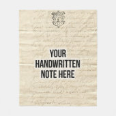 カスタム手書きの感傷的記憶 フリースブランケット (正面)