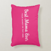 カスタム手書きスクリプトテンプレート最高のMom Ever アクセントクッション (正面(垂直))