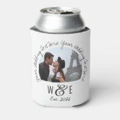 カスタム手書き文字クーラーボックス結婚式の引き出物 缶クーラー (缶裏面)