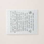 カスタム手書き ジグソーパズル (横)