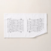 カスタム手書き ハンドタオル (ハンドタオル)