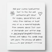 カスタム手書き フォトプラーク (正面)