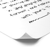 カスタム手書き ポスター (角)