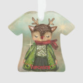 カスタム手絵を描鹿の写真キッズ オーナメント (正面)