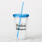 カスタム手術室のナースまたはナース評価 アクリルタンブラー (裏面)