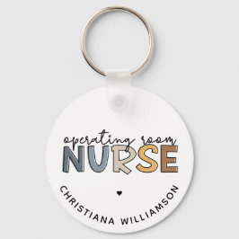 カスタム手術室のナースまたはナース評価 キーホルダー