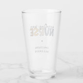 カスタム手術室のナースまたはナース評価 タンブラーグラス (裏面)