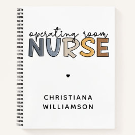 カスタム手術室のナースまたはナース評価 ノートブック