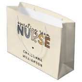 カスタム手術室のナースまたはナース評価 ラージペーパーバッグ (裏面アングル)