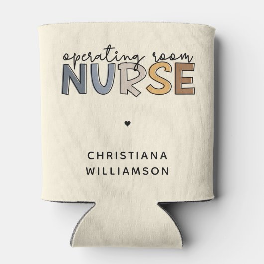 カスタム手術室のナースまたはナース評価 缶クーラー (裏面)