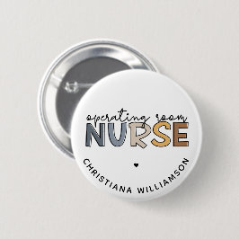 カスタム手術室のナースまたはナース評価 缶バッジ