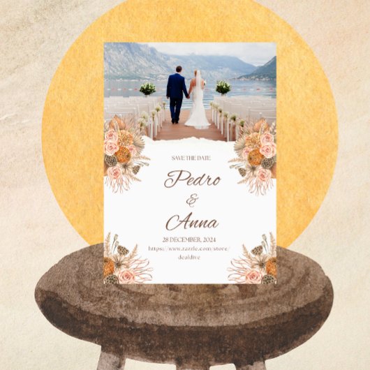 カスタム手頃ウェディングカードとパーソナライズされたGif