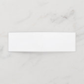 カスタム折り畳みアポイントメントカード – 水平 予約カード (外部開封)