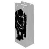 カスタム抱き枕とライオンズユアカラー – 文字 ワインギフトバッグ (正面アングル)