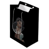 カスタム抱き枕 | ラグジュアリーウェディングNZ ミディアムペーパーバッグ (正面アングル)