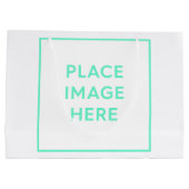 カスタム抱き枕 – 大、光沢 ラージペーパーバッグ (裏面)