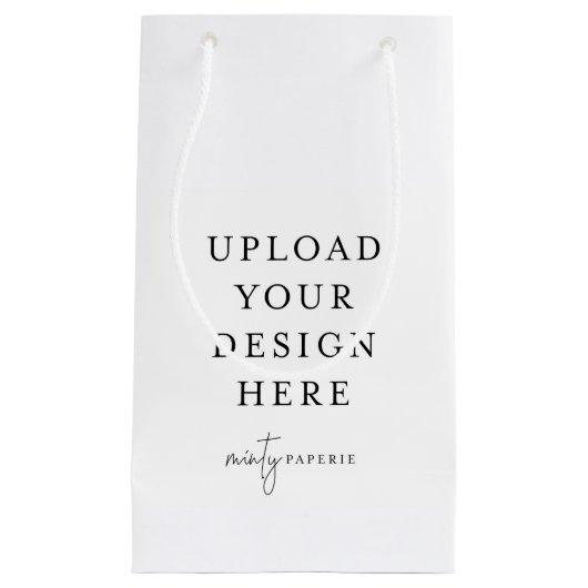 カスタム抱き枕、5インチ×8.5インチ スモールペーパーバッグ (正面)