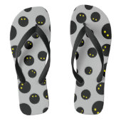 カスタム押し潰しおもしろいビーチサンダル ビーチサンダル (フットベッド)