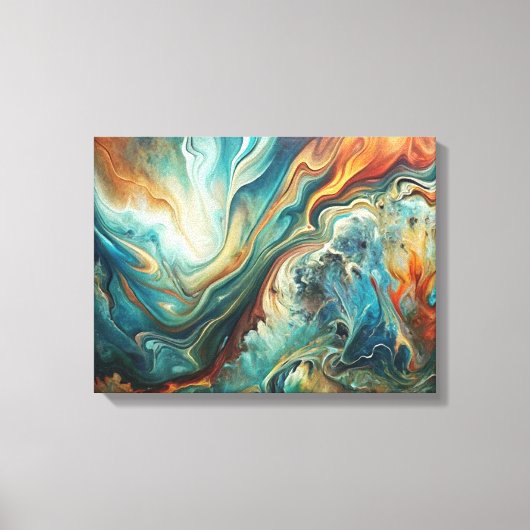 カスタム抽象芸術アクリル帆布プリント キャンバスプリント (正面)
