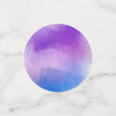 カスタム抽象芸術アートテンプレートカラフルピンクレッド コンフェッティ (スモール正面)