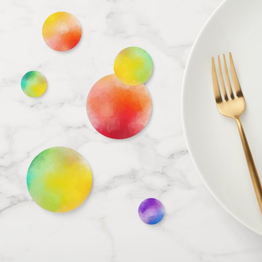 カスタム抽象芸術アートテンプレートカラフルピンクレッド コンフェッティ (グループ)