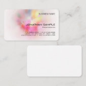 カスタム抽象芸術アートワーク会社エレガントのテンプレート 名刺 (正面/裏面)