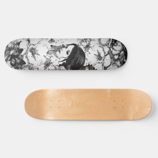 カスタム抽象芸術アーバンアートインスパイアデザイン スケートボード (横)