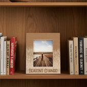 カスタム抽象芸術シーズンエッチング写真枠 レーザー彫刻フレーム