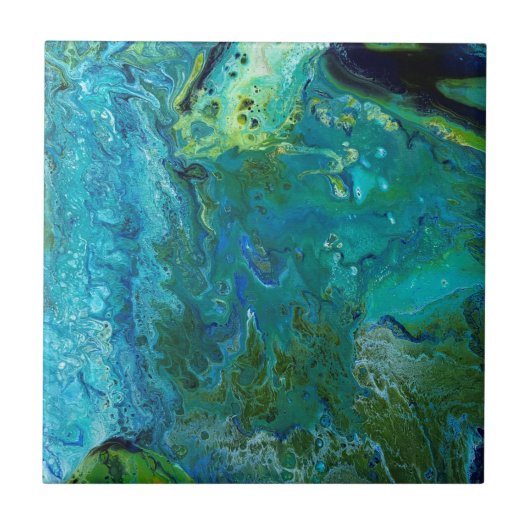 カスタム抽象芸術タイルbyジョンソンアート タイル (正面)