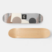 カスタム抽象芸術パーソナライズされた幾何学模様 スケートボード (横)