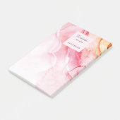 カスタム抽象芸術ピンク絵を描イク ポストイット (アングル)