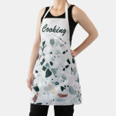 カスタム抽象芸術モダンテラゾパターンキッチン エプロン (インサイチュ)