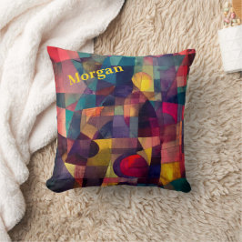 カスタム抽象芸術ヴィヴィヴィヴィッド幾何学芸術 クッション