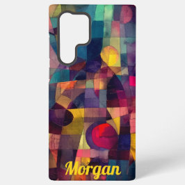 カスタム抽象芸術ヴィヴィヴィヴィッド幾何学芸術 SAMSUNG GALAXY S22 ULTRAケース