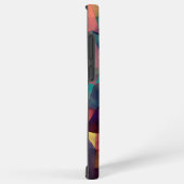 カスタム抽象芸術ヴィヴィヴィヴィッド幾何学芸術 SAMSUNG GALAXYケース (右側面)