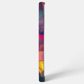 カスタム抽象芸術ヴィヴィヴィヴィッド幾何学芸術 SAMSUNG GALAXYケース (左側面)