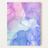 カスタム抽象芸術年プランナー プランナー手帳 (裏面)