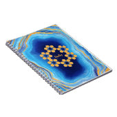 カスタム抽象芸術幾何学的カラフル写真ノート ノートブック (右側)